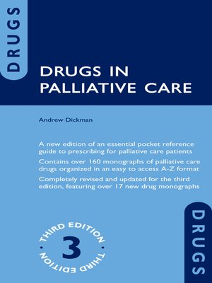 cover image of Drugs in Palliative Care